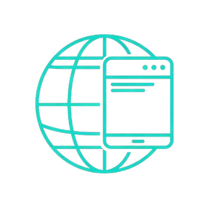 Sitio web dental profesional en laptop