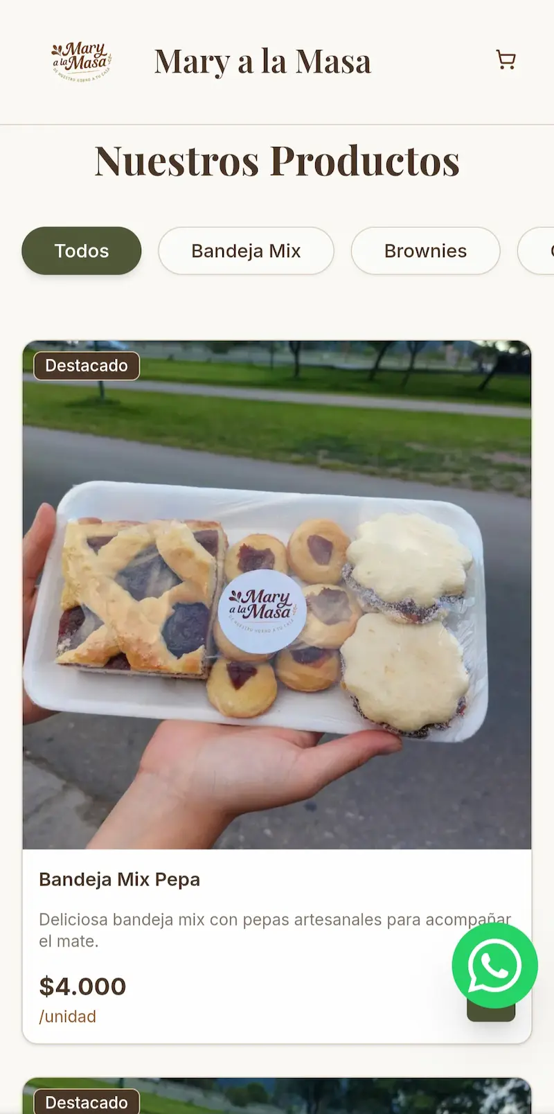 Paso 2: Seleccionar productos